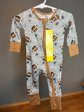 Blue Football Onesie