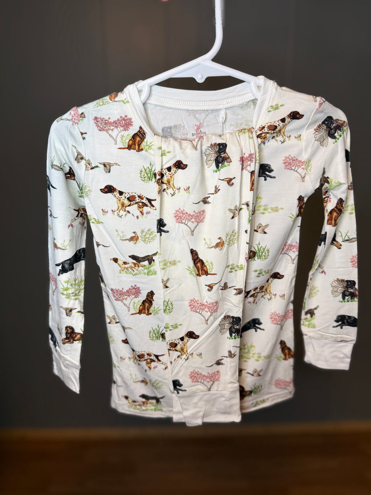 Bird dog flower two piece set