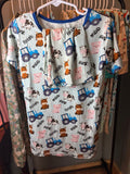 Farm Animals shorts & shorts sleeve two piece set