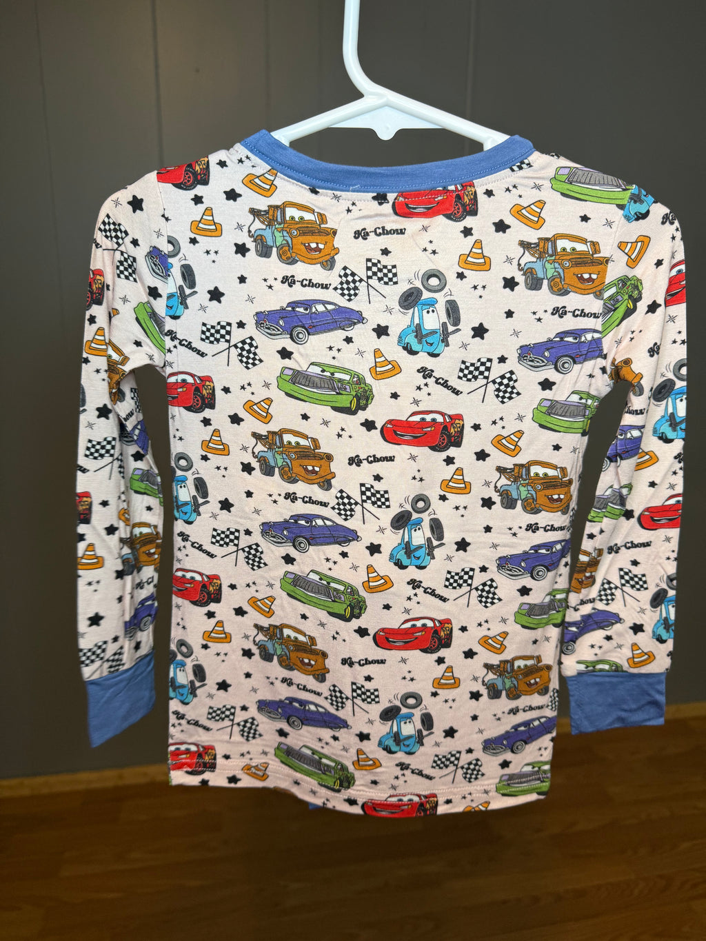 Blue Cars Two Piece Set