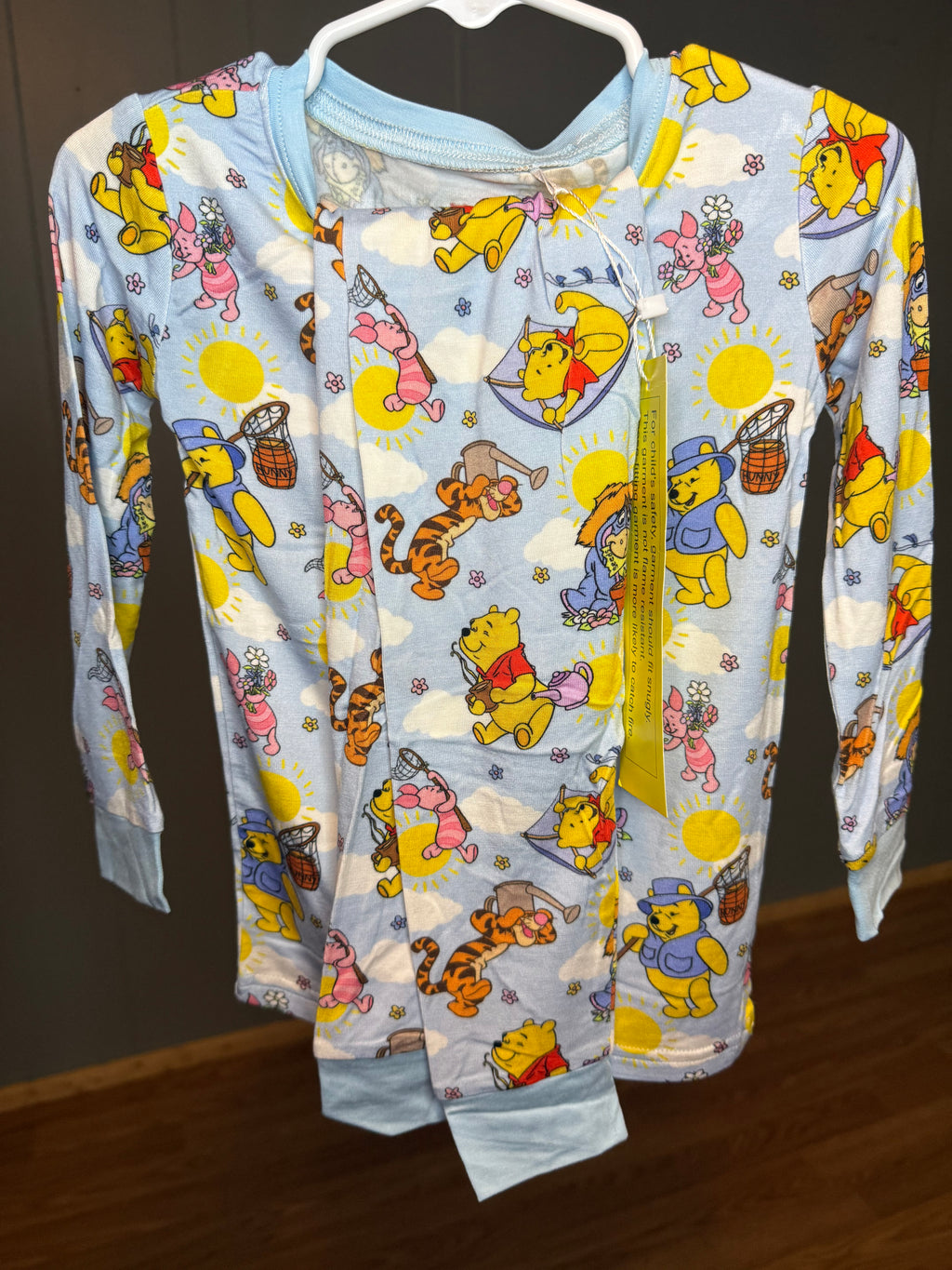 Blue Pooh Two Piece Set