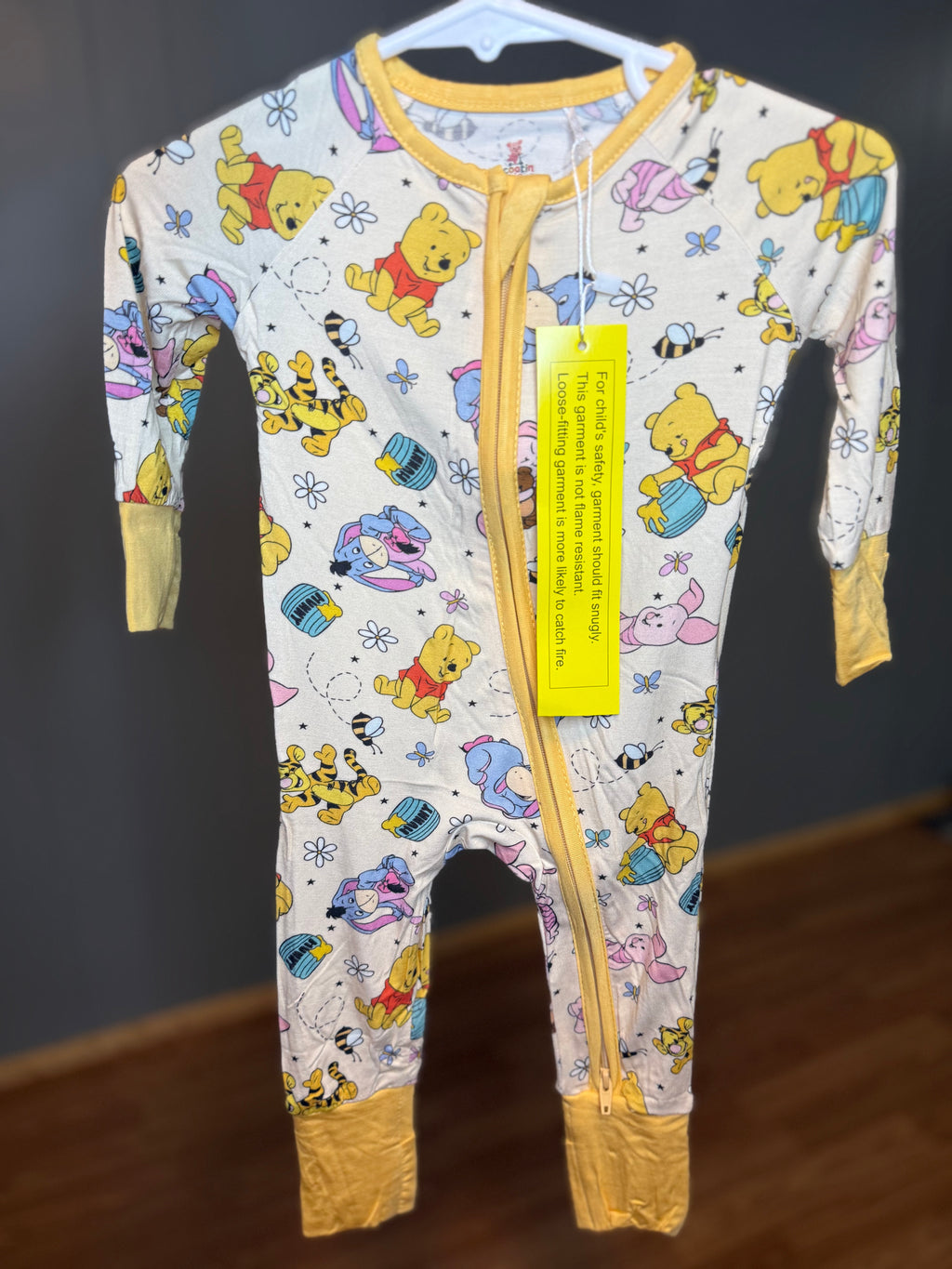 Yellow Pooh Onesie