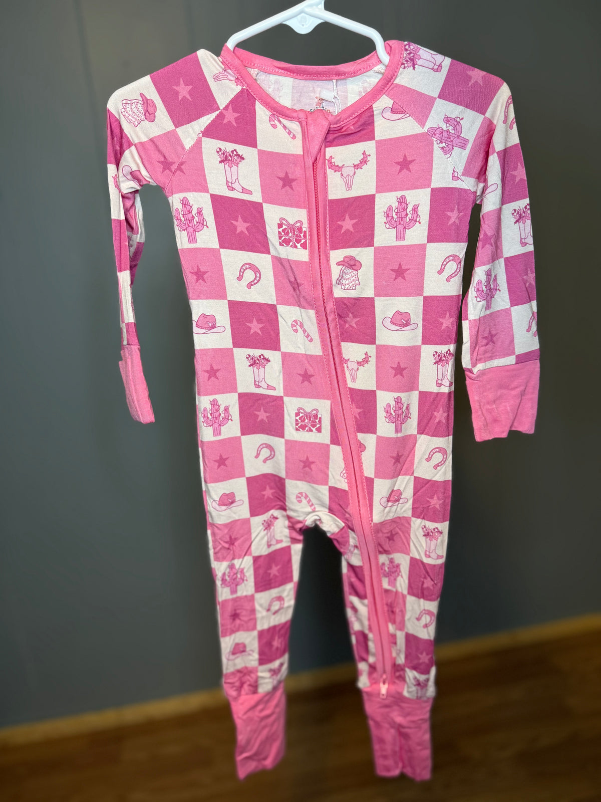 Cowgirl patchwork Onesie