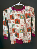 Christmas Patchwork Two Piece Set