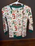 Farm Animal Christmas Patchwork two piece set